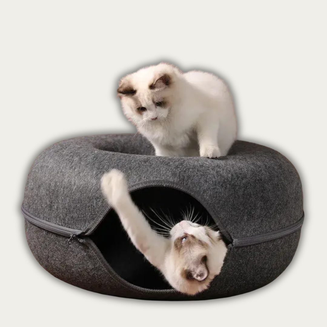 Donut Hideaway Cat Bed