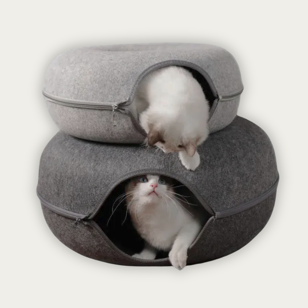 Donut Hideaway Cat Bed